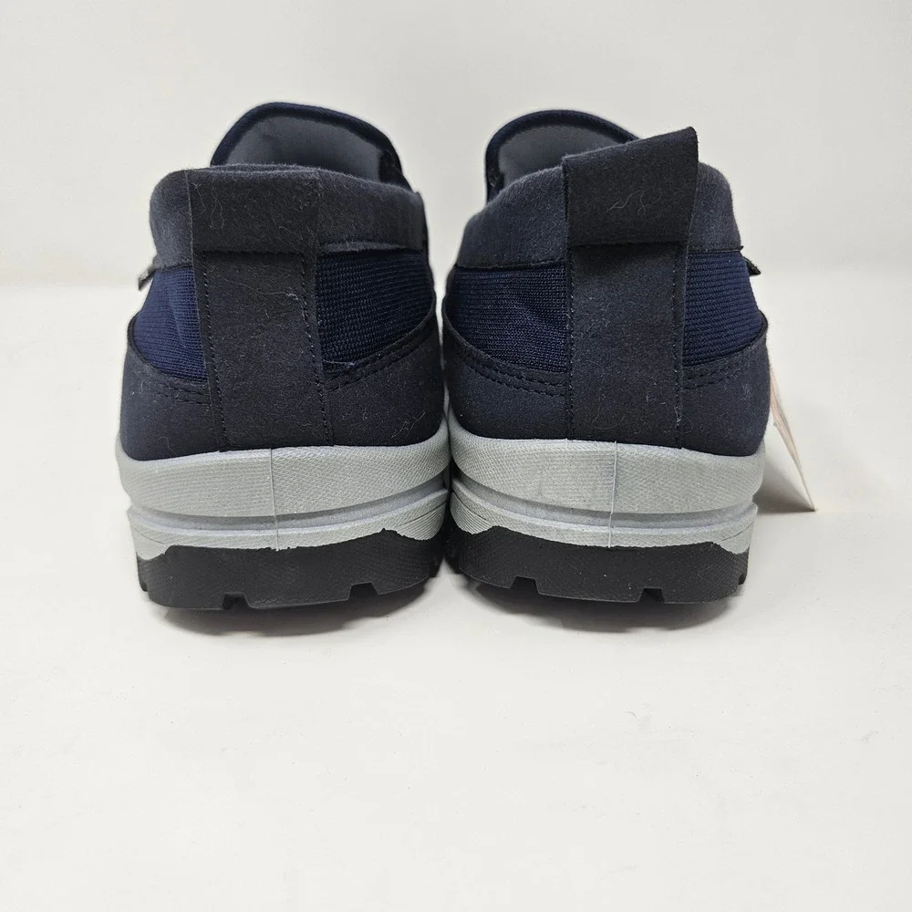 Canemon Mens Navy Blue Slip On Outdoor Walking Shoes Mesh Loafers Size 12-13 NEW